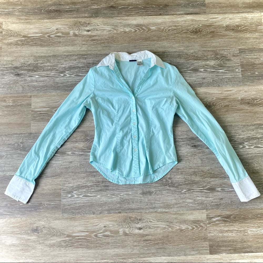Tangents button down top